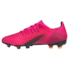 adidas X Ghosted .3 Football Boots Pink US Mens 7 / Womens 8, Pink, rebel_hi-res