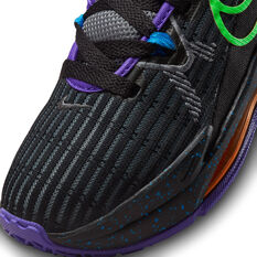 Nike LeBron Witness 6 GS Kids Basketball Shoes, Black, rebel_hi-res