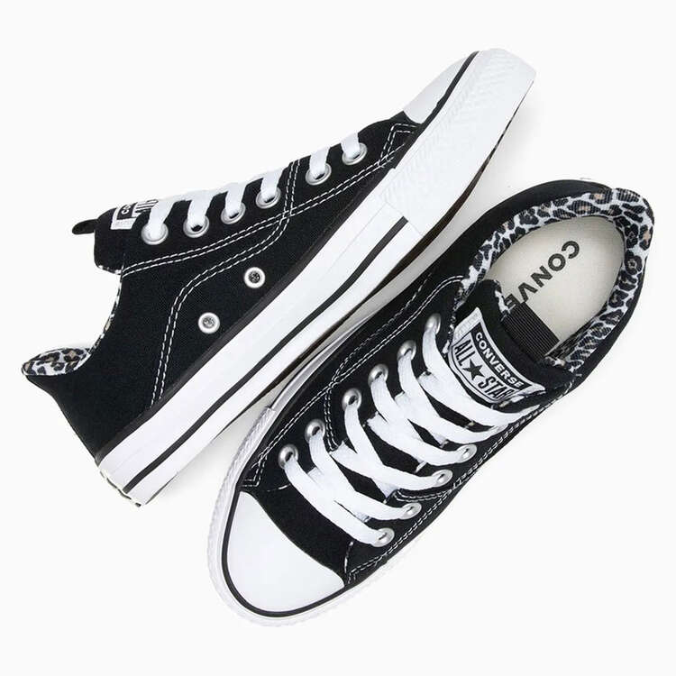 Converse Chuck Taylor All Star Rave Low Womens Casual Shoes, Black, rebel_hi-res