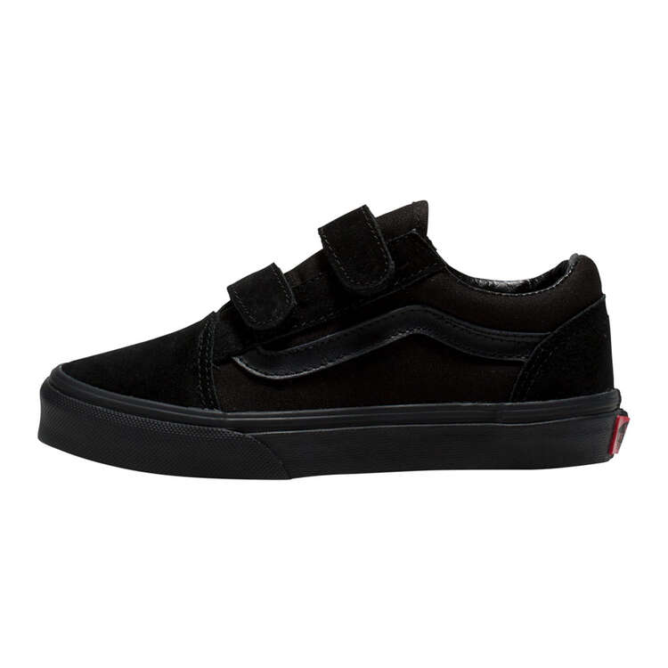 Vans Old Skool PS Kids Casual Shoes Black US 3, Black, rebel_hi-res
