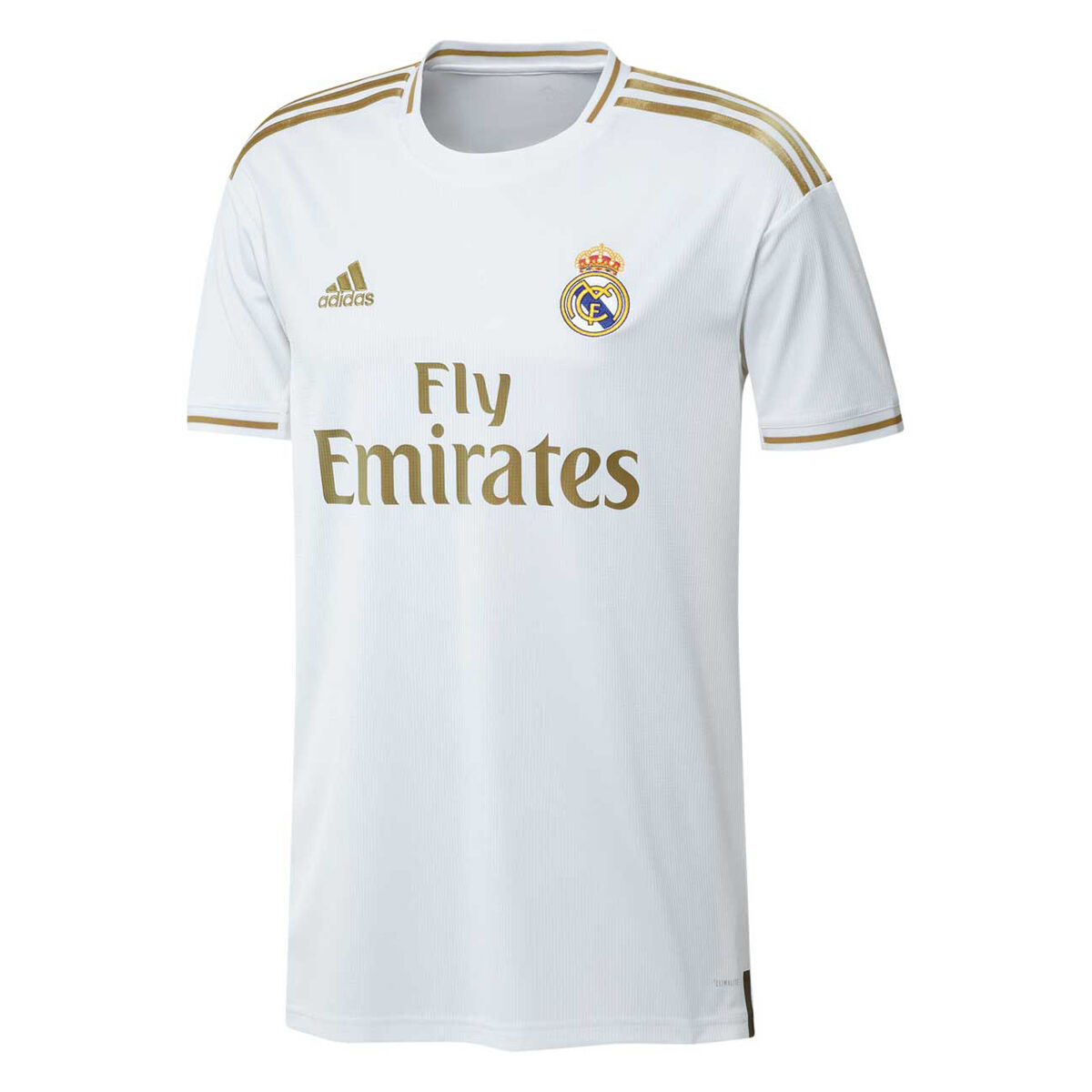 fly emirates white and gold jersey