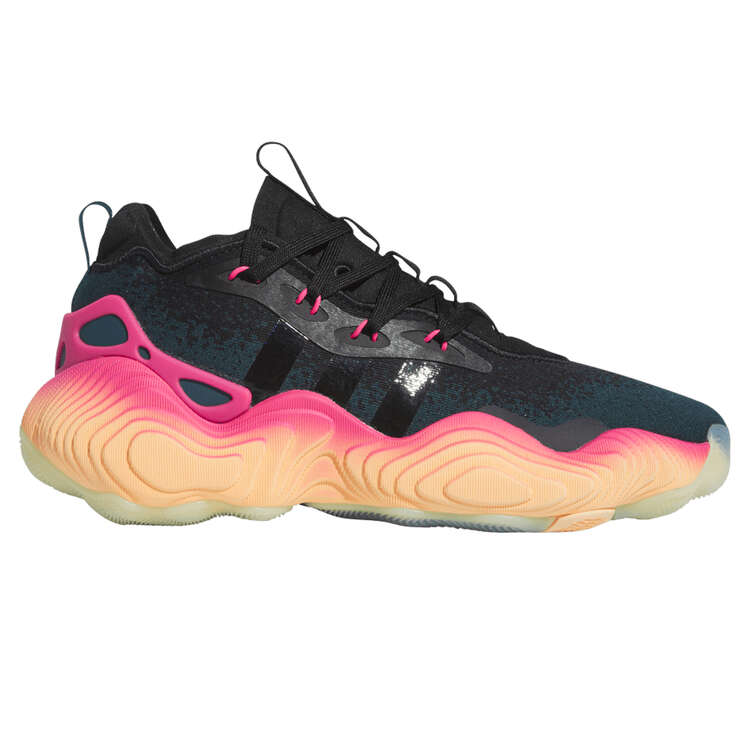 adidas Trae Young 3 Basketball Shoes Pink/Black US Mens 7 / Womens 8, Pink/Black, rebel_hi-res