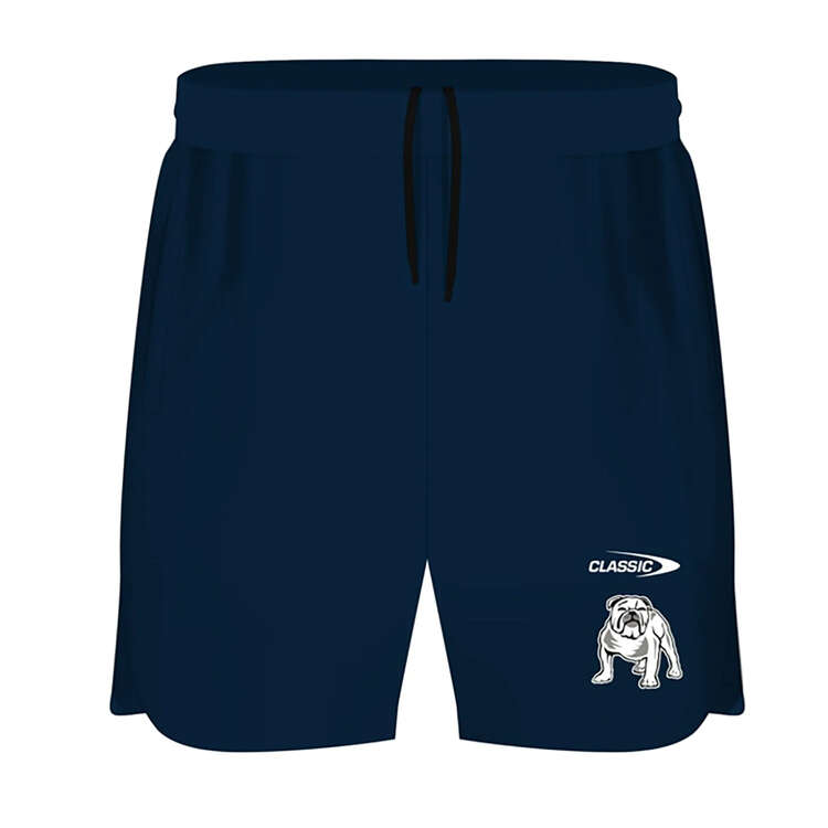 Canterbury-Bankstown Bulldogs 2024 Mens Training Shorts, Navy, rebel_hi-res