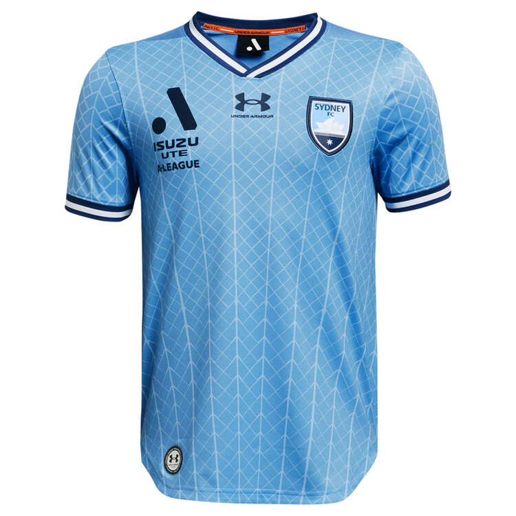 Under Armour Youth Sydney FC 2023/24 Home Football Jersey, , rebel_hi-res