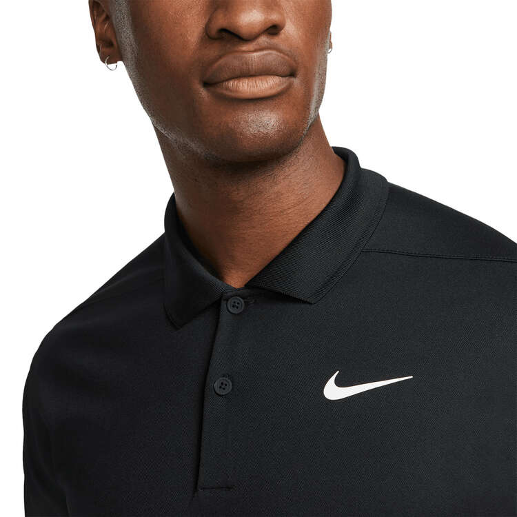 Nike Mens Dri-FIT Victory Golf Polo, Black, rebel_hi-res