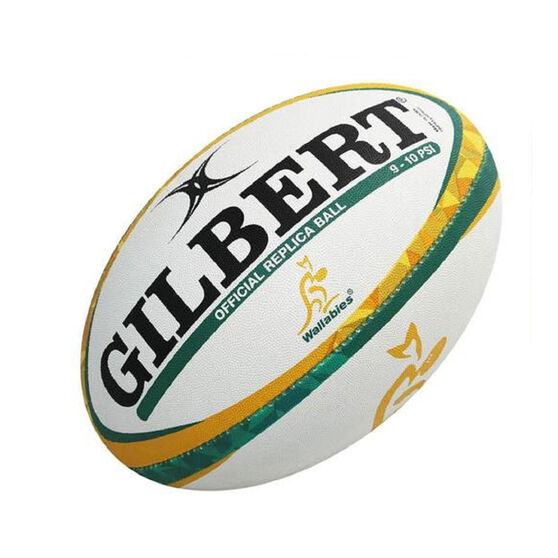 Gilbert Wallabies Replica Rugby Ball - 10 inch, , rebel_hi-res