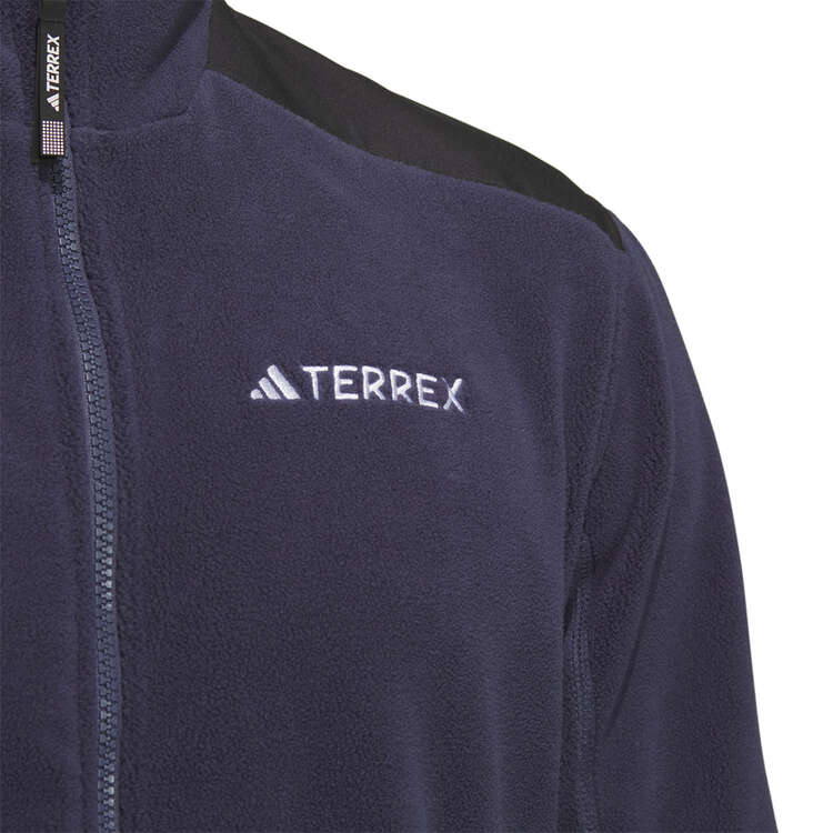 adidas Terrex Full-Zip Polar Fleece Jacket, Navy, rebel_hi-res