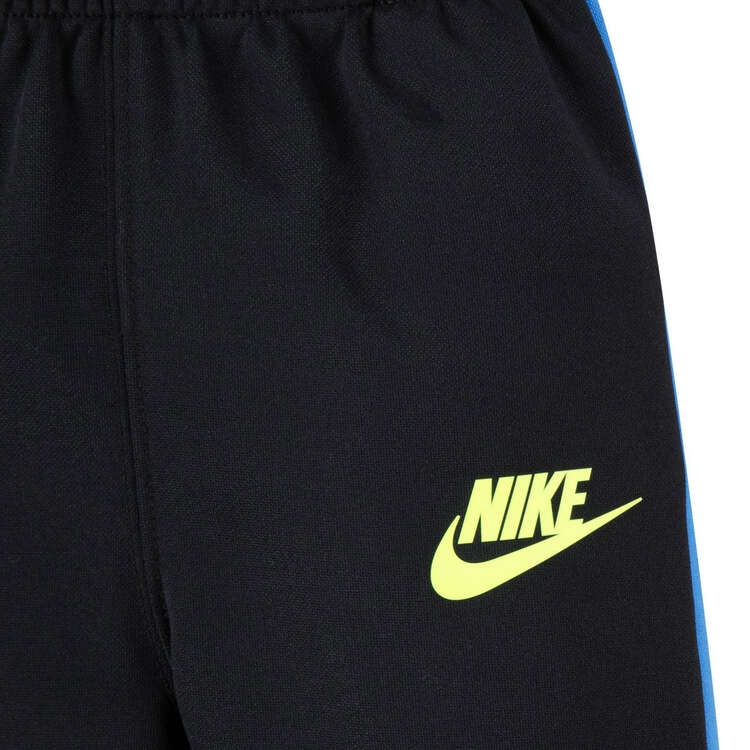 Nike Infant Kids Sportswear Dri-FIT Tricot Tracksuit Set, Black/Green, rebel_hi-res