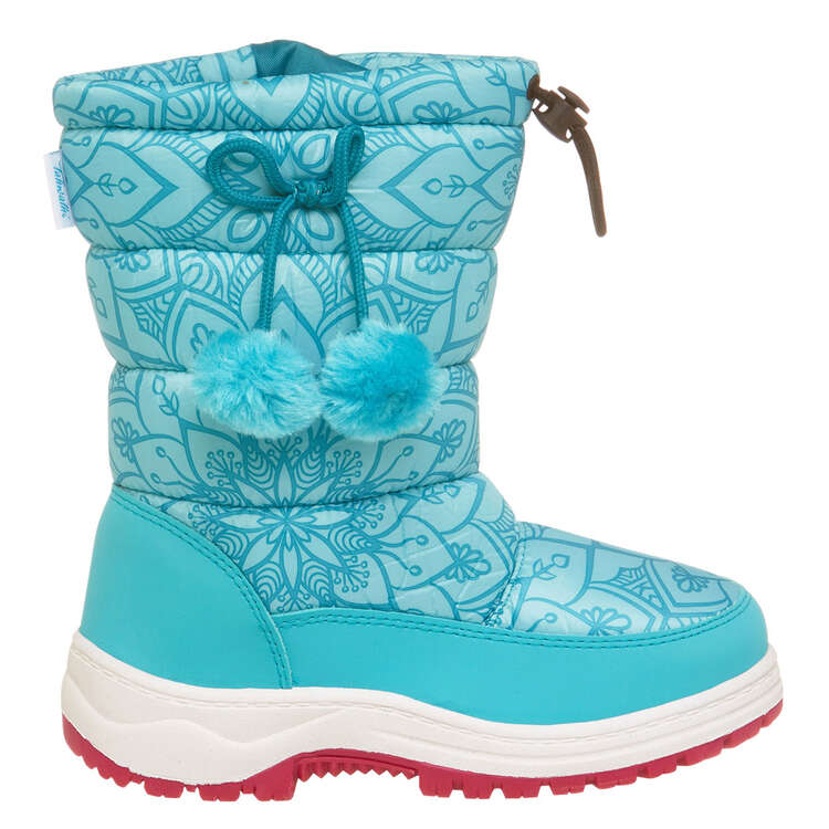 Tahwalhi Wizard Girls Snow Boots, Blue, rebel_hi-res