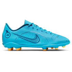 Nike Mercurial Vapor 14 Club Kids Football Boots Blue/Orange US 1, Blue/Orange, rebel_hi-res