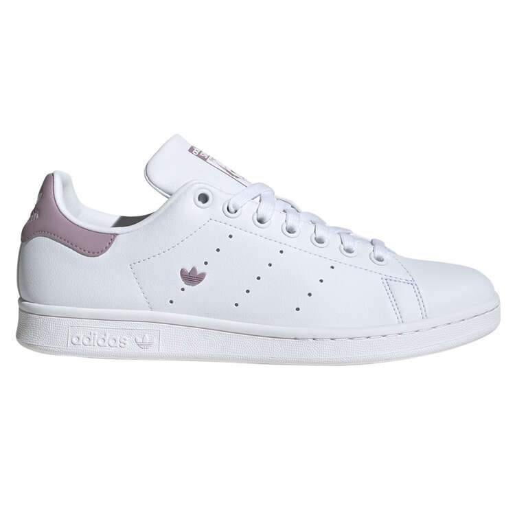 adidas Originals Stan Smith Womens Casual Shoes White/Lilac US 6, White/Lilac, rebel_hi-res