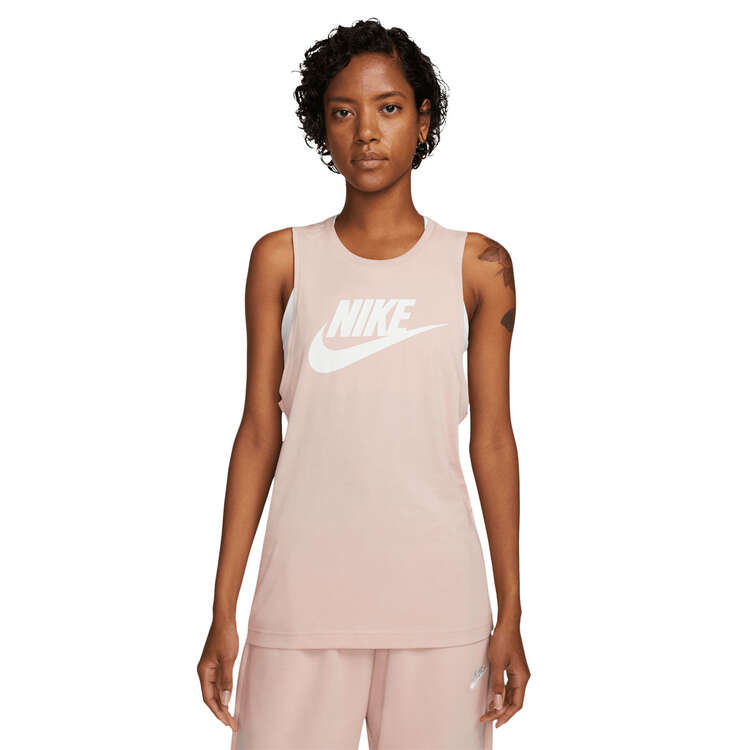 Nike Womens Sportswear Futura Muscle Tank, Pink, rebel_hi-res