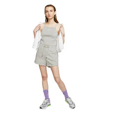 Nike Womens Sportswear Essential French Terry Shorts, Grey, rebel_hi-res