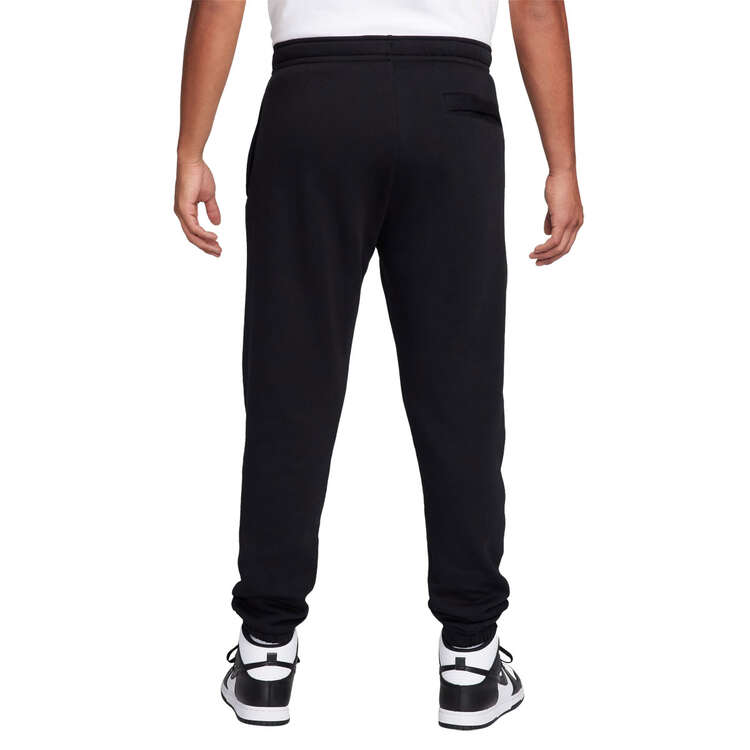 Nike Mens Club Fleece Stacked Graphic Track Pants Black XS, Black, rebel_hi-res