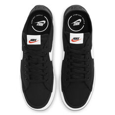 Nike Court Legacy Canvas Mens Casual Shoes, Black/White, rebel_hi-res