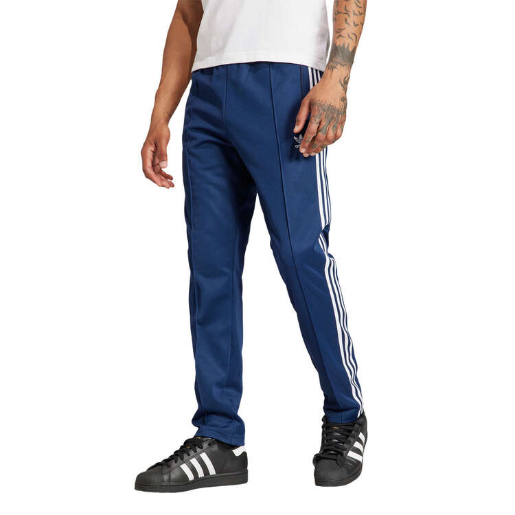 adidas Originals Mens Beckenbauer Track Pants Blue XS, Blue, rebel_hi-res