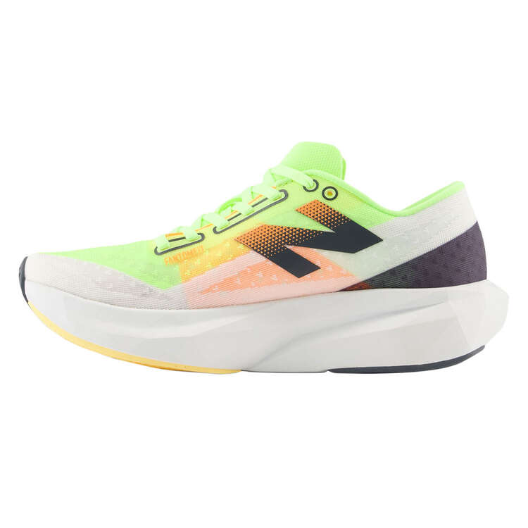 New Balance FuelCell Rebel V4 Mens Running Shoes White/Black US 7, White/Black, rebel_hi-res