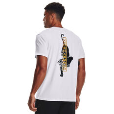 Under Armour Mens 2022 Chinese New Year Tee White/Gold S, White/Gold, rebel_hi-res