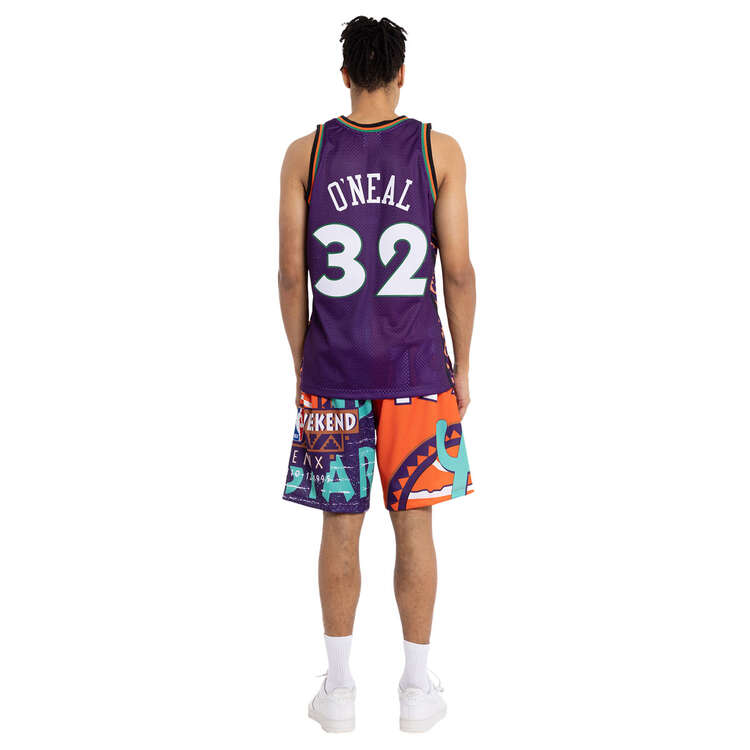 Mitchell & Ness All-Star Shaquille O'Neal 1994/95 Basketball Jersey Purple S, Purple, rebel_hi-res