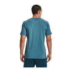 Under Armour Mens Sportstyle Left Chest Tee Blue XS, Blue, rebel_hi-res