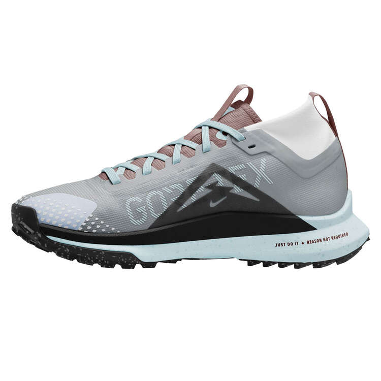 Nike Pegasus Trail 4 GORE-TEX Womens Trail Shoes, Grey/Blue, rebel_hi-res