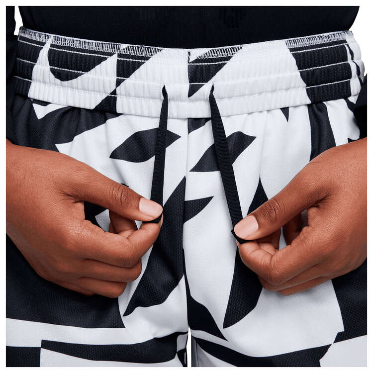 Nike Boys Dri FIT Multi Plus Ssnl Aop Shorts Black/White XS, Black/White, rebel_hi-res