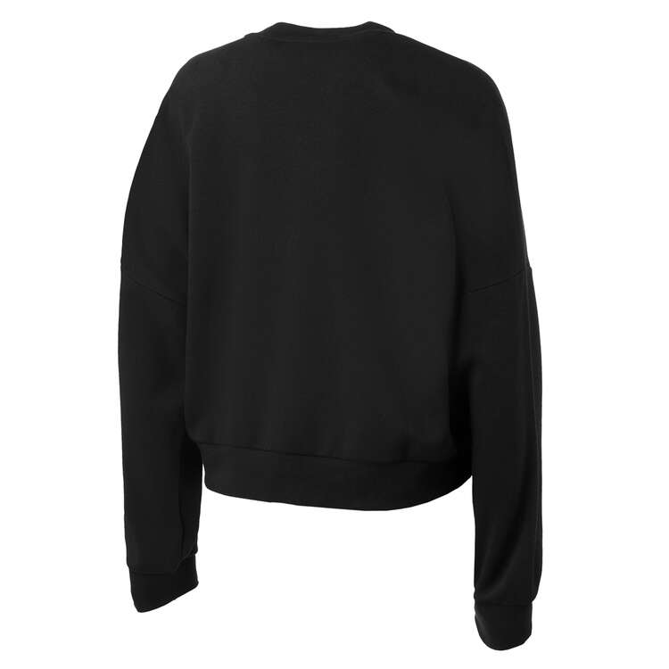 adidas Womens Essentials Small Logo Feel Cozy Sweatshirt Black XS, Black, rebel_hi-res