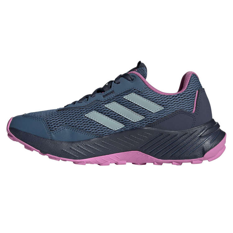 adidas Terrex Tracefinder Womens Trail Running Shoes Navy/Purple US 5, Navy/Purple, rebel_hi-res