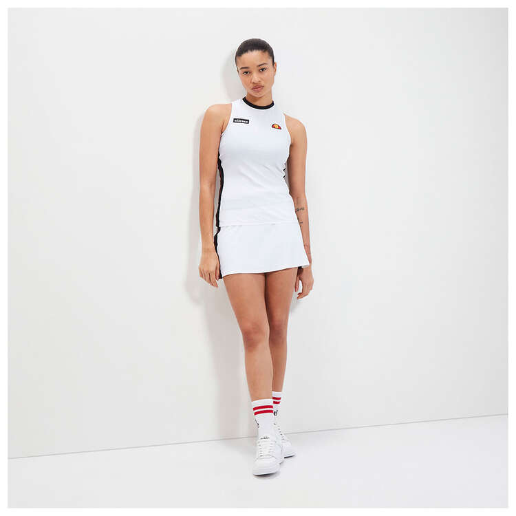 Ellesse Womens Tennis Freden Vest, White, rebel_hi-res