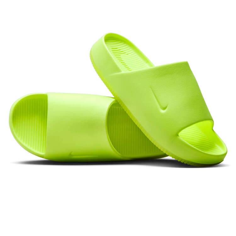 Nike Calm Mens Slides, Fluroyellow, rebel_hi-res