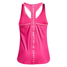 Under Armour Womens Knockout Tank, Pink, rebel_hi-res