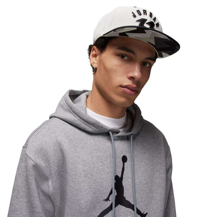 Jordan Mens Essentials Fleece Pullover Hoodie, Grey, rebel_hi-res
