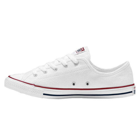 Converse Chuck Taylor Dainty Low Womens Casual Shoes, White, rebel_hi-res