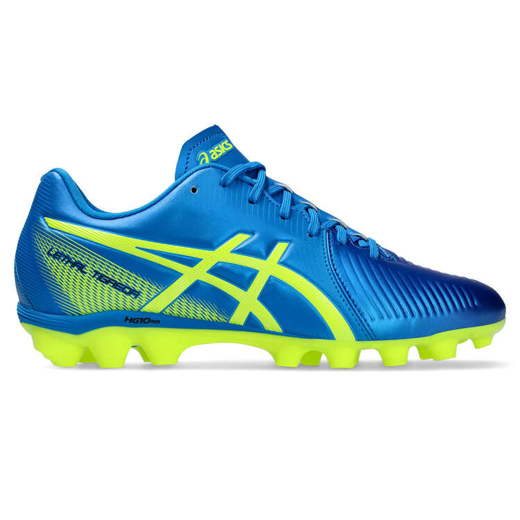 Asics Lethal Tigreor IT 2 Kids Football Boots Blue/Yellow US 1, Blue/Yellow, rebel_hi-res