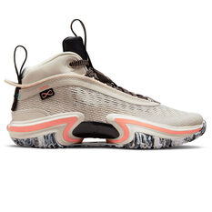 Air Jordan 36 GS Kids Basketball Shoes, White/Red, rebel_hi-res