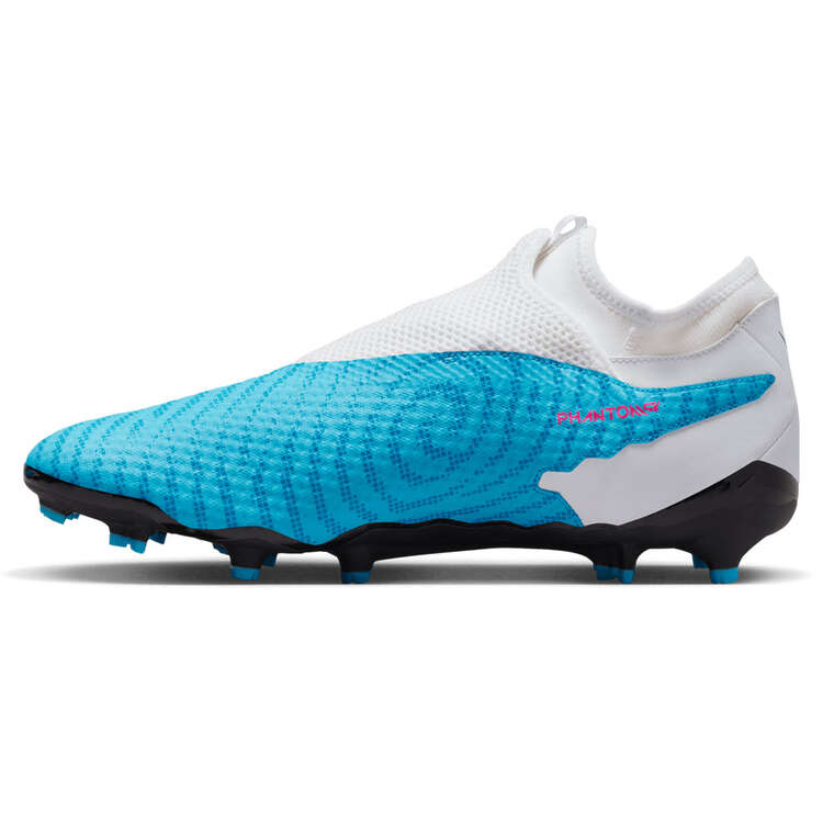 Nike Phantom GX Academy Dynamic Fit Football Boots Blue/Pink US Mens 6 / Womens 7.5, Blue/Pink, rebel_hi-res