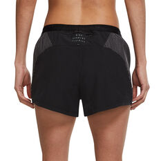 Nike Womens Dri-FIT Run Division Tempo Luxe Running Shorts Black XS, Black, rebel_hi-res