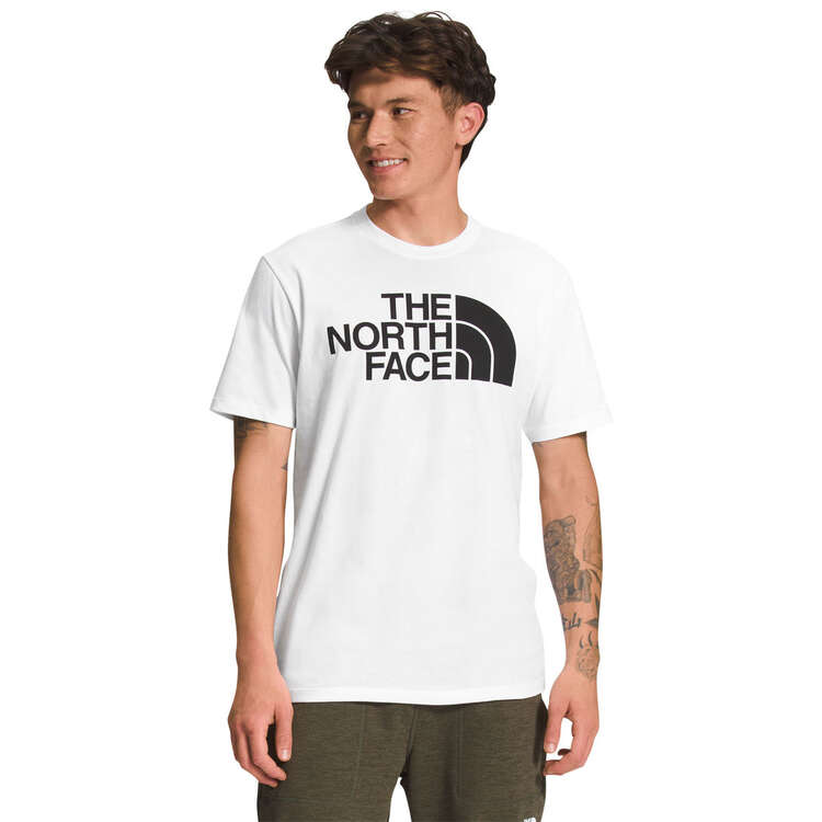 The North Face Mens Half Dome Tee, White, rebel_hi-res