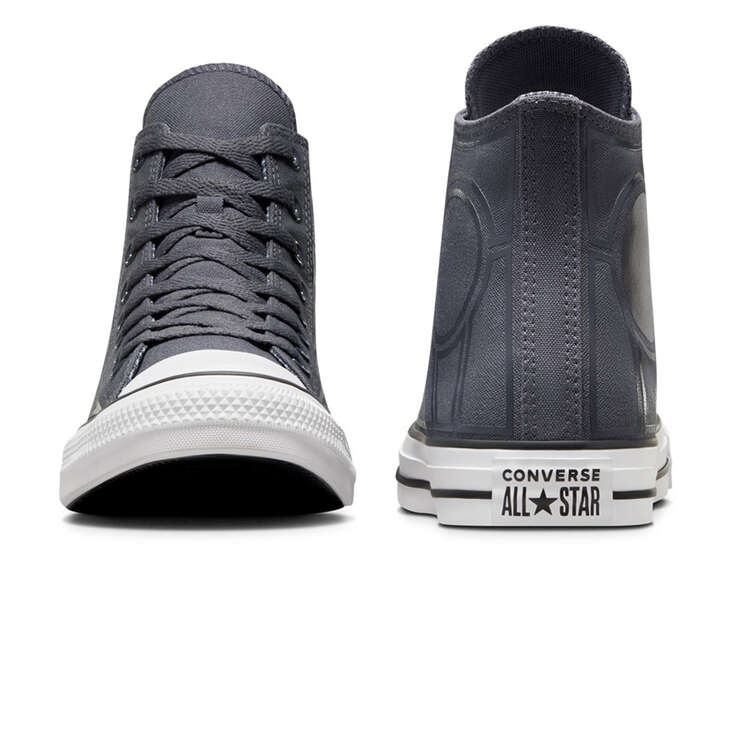 Converse Chuck Taylor All Star High Casual Shoes, Black/Grey, rebel_hi-res
