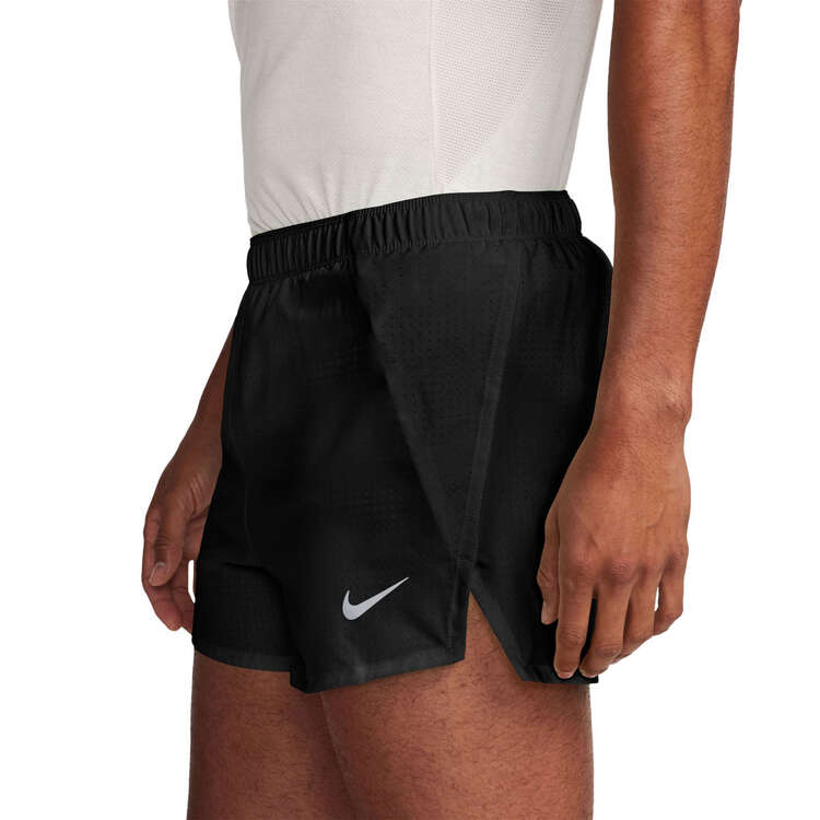 Nike Mens Fast Dri-FIT Brief-Lined Running Shorts, Black, rebel_hi-res