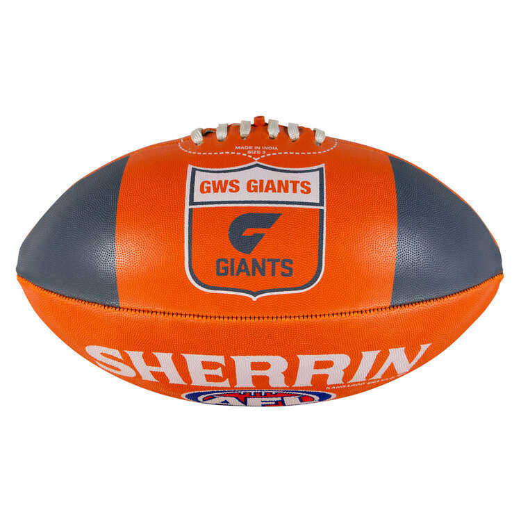 Sherrin GWS Giants 1st 18 Australian Rules Ball, , rebel_hi-res