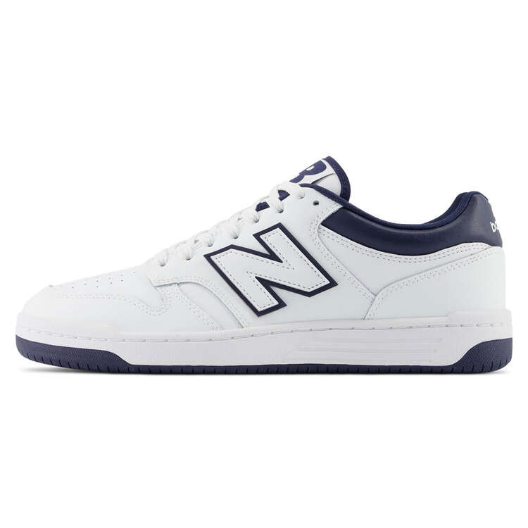 New Balance BB480 Casual Shoes White/Navy US Mens 7 / Womens 8.5, White/Navy, rebel_hi-res