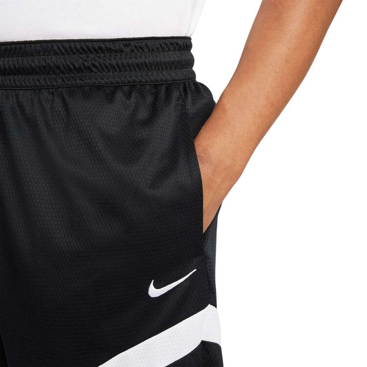 Nike Mens Dri-FIT Icon Basketball Shorts, Black, rebel_hi-res