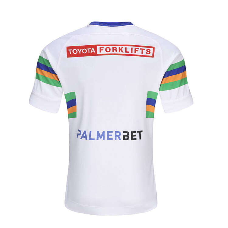 Canberra Raiders 2024 Mens Away Jersey White S, White, rebel_hi-res