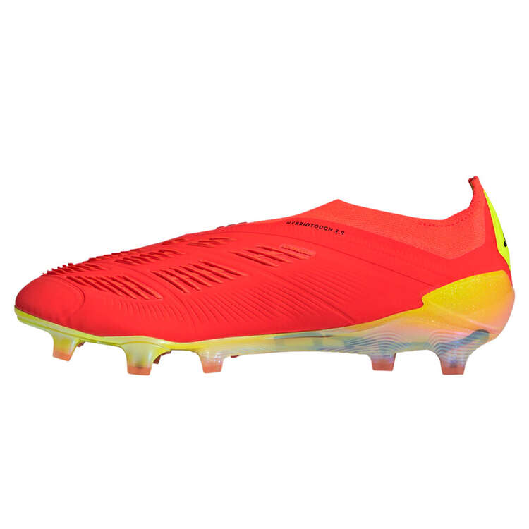 adidas Predator Elite Laceless Football Boots Red US Mens 9 / Womens 10, Red, rebel_hi-res