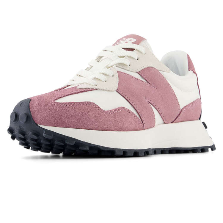 New Balance 327 V1 Womens Casual Shoes, White/Pink, rebel_hi-res