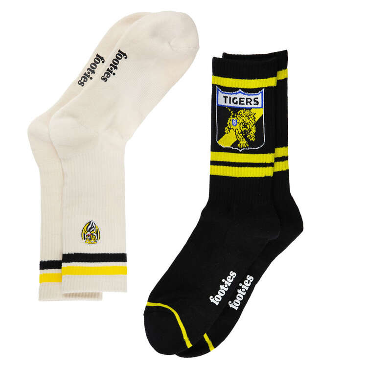 Wests Tigers Icons 2 Pack Sneaker Socks, , rebel_hi-res