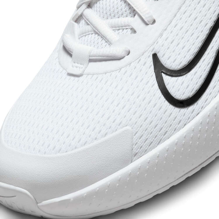 NikeCourt Vapor Lite 2 Mens Tennis Shoes, White/Black, rebel_hi-res