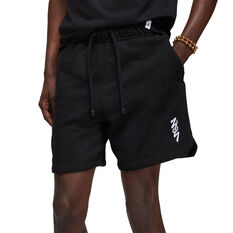 Jordan Mens Zion Fleece Shorts, Black, rebel_hi-res