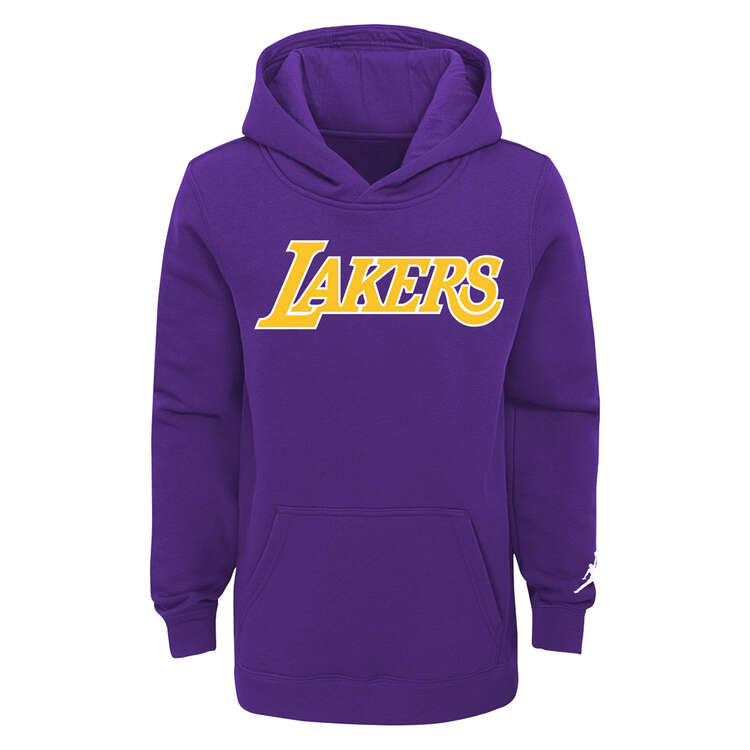 Los Angeles Lakers 2021 Kids Statement Hoodie Purple L | Rebel Sport